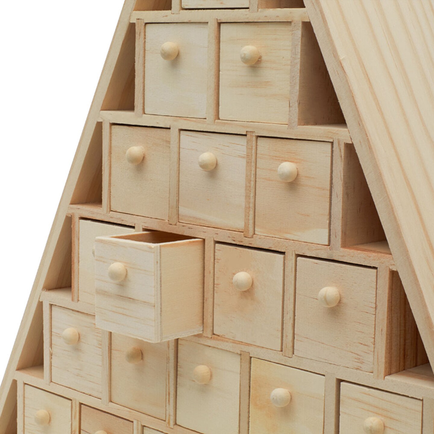Wooden Advent Calendar, DIY Preassembled, Empty Drawers | Woodpeckers