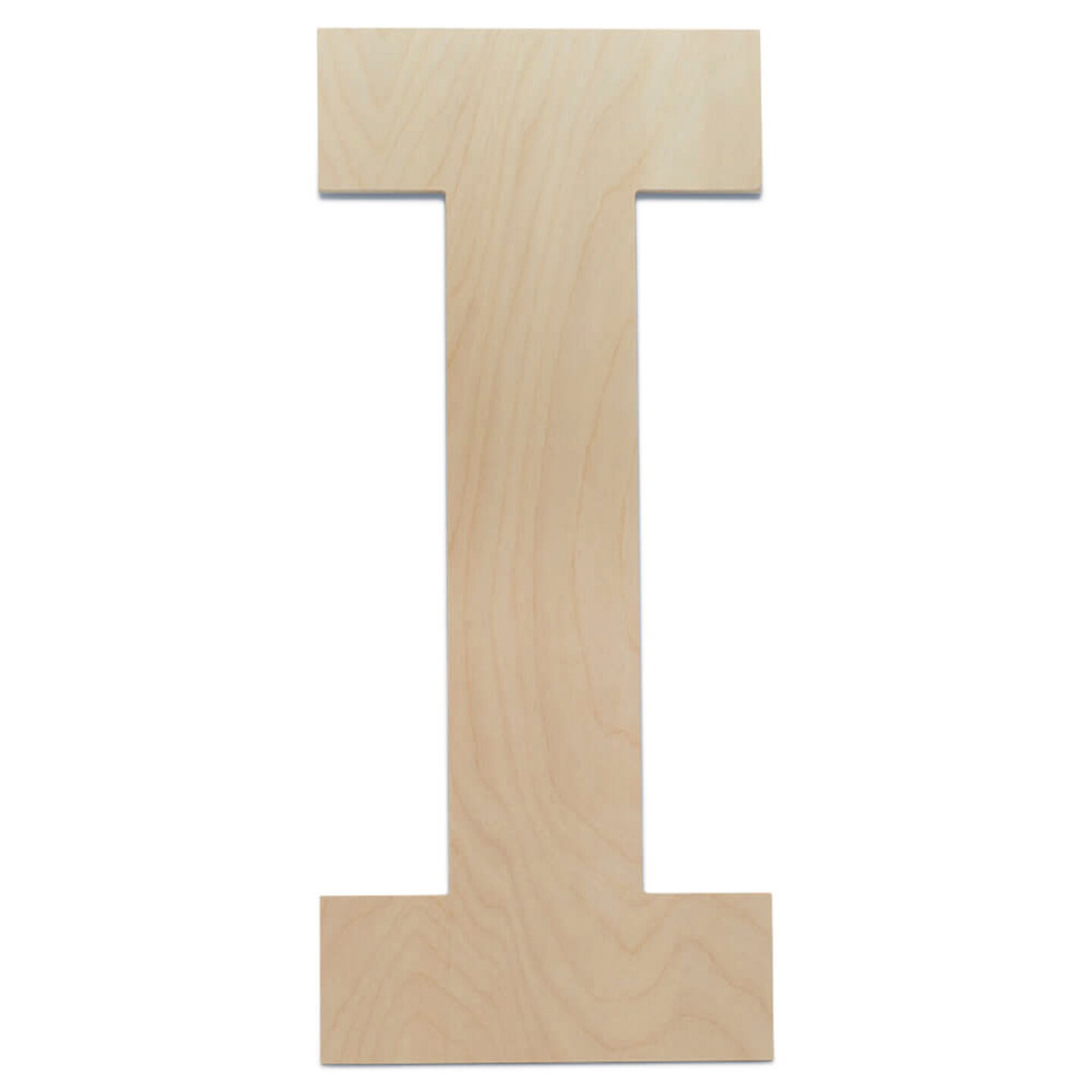 Fillable wood letters