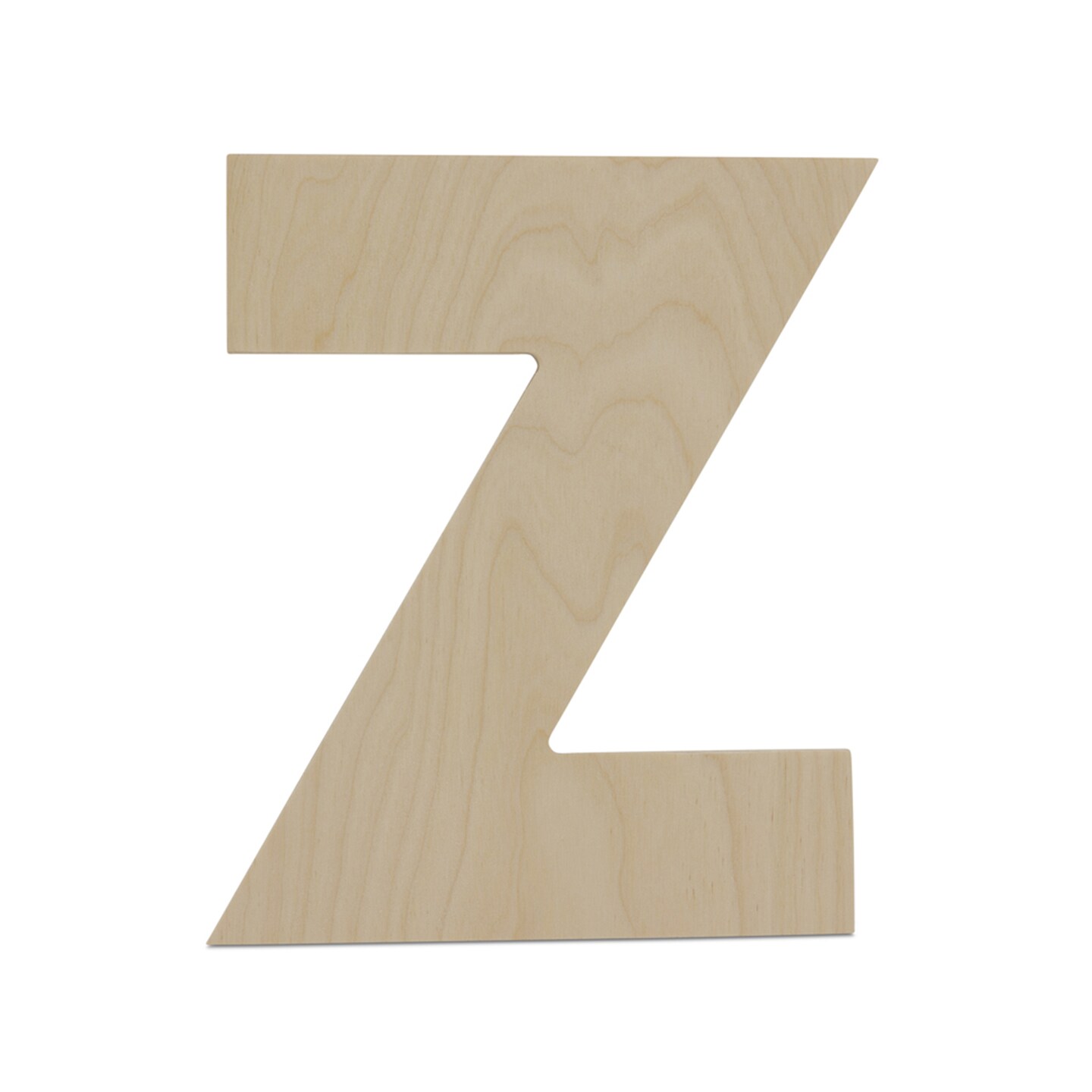 Wooden Letter Z 12 inch or 8 inch, Unfinished Large Wood Letters for Crafts | Woodpeckers