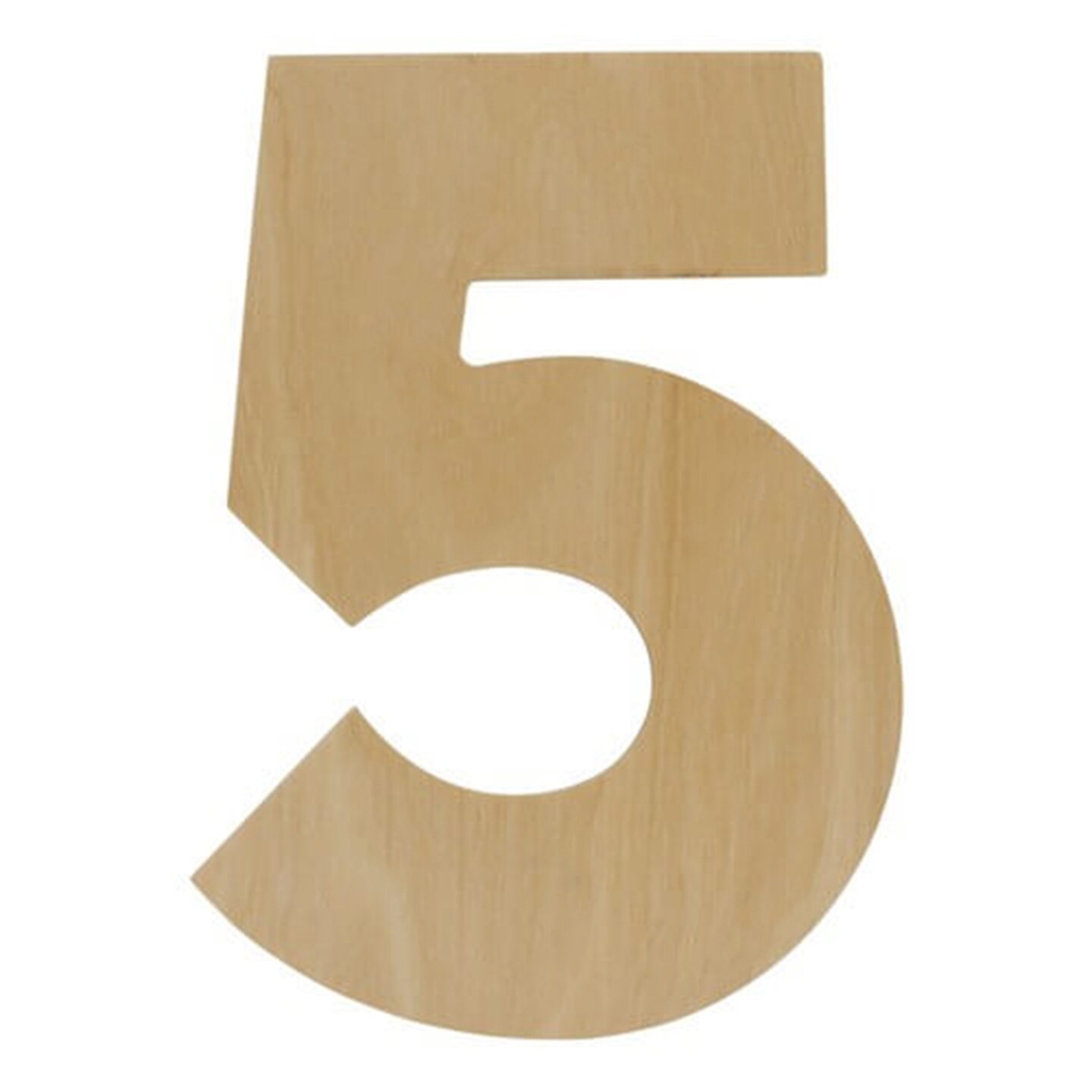 Wood Numbers for Crafts, Wooden Number 5 (12 in), PACK - Kroger