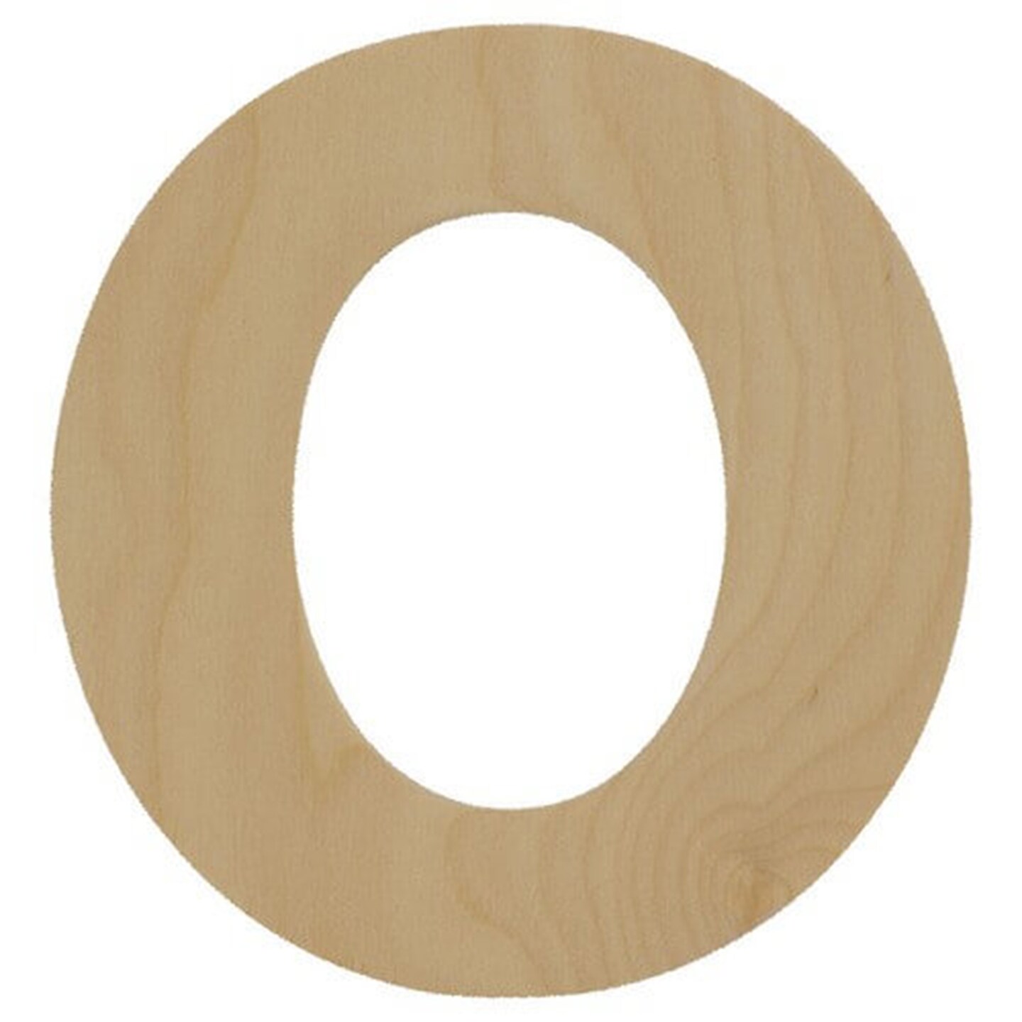 Wooden Number 0, 12 inch or 8 inch, Unfinished Large Wood Numbers for Crafts | Woodpeckers