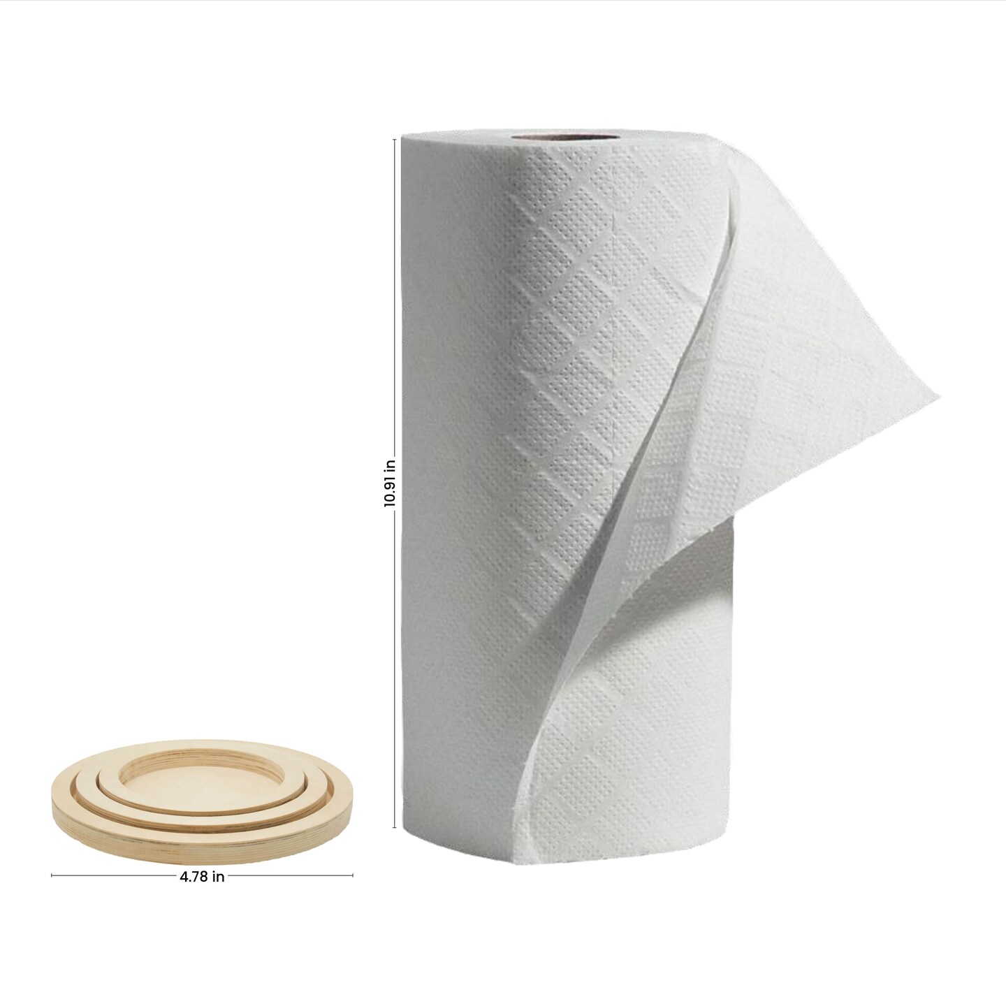 Round Cradled Canvases, Unfinished Set of 3 for Paint Pour/Resin | Woodpeckers