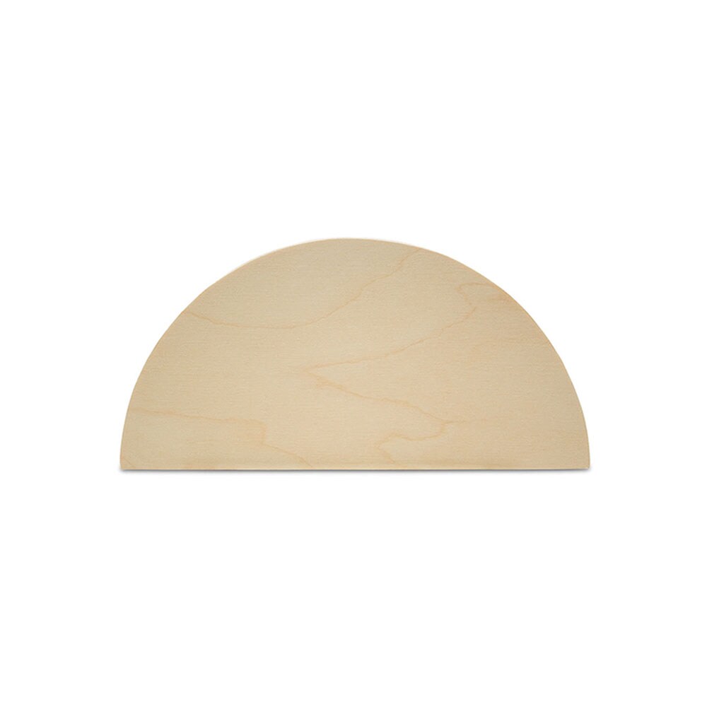 Half Circle Cutouts, Semicircle Wooden Cutouts for Crafts/Play | Woodpeckers