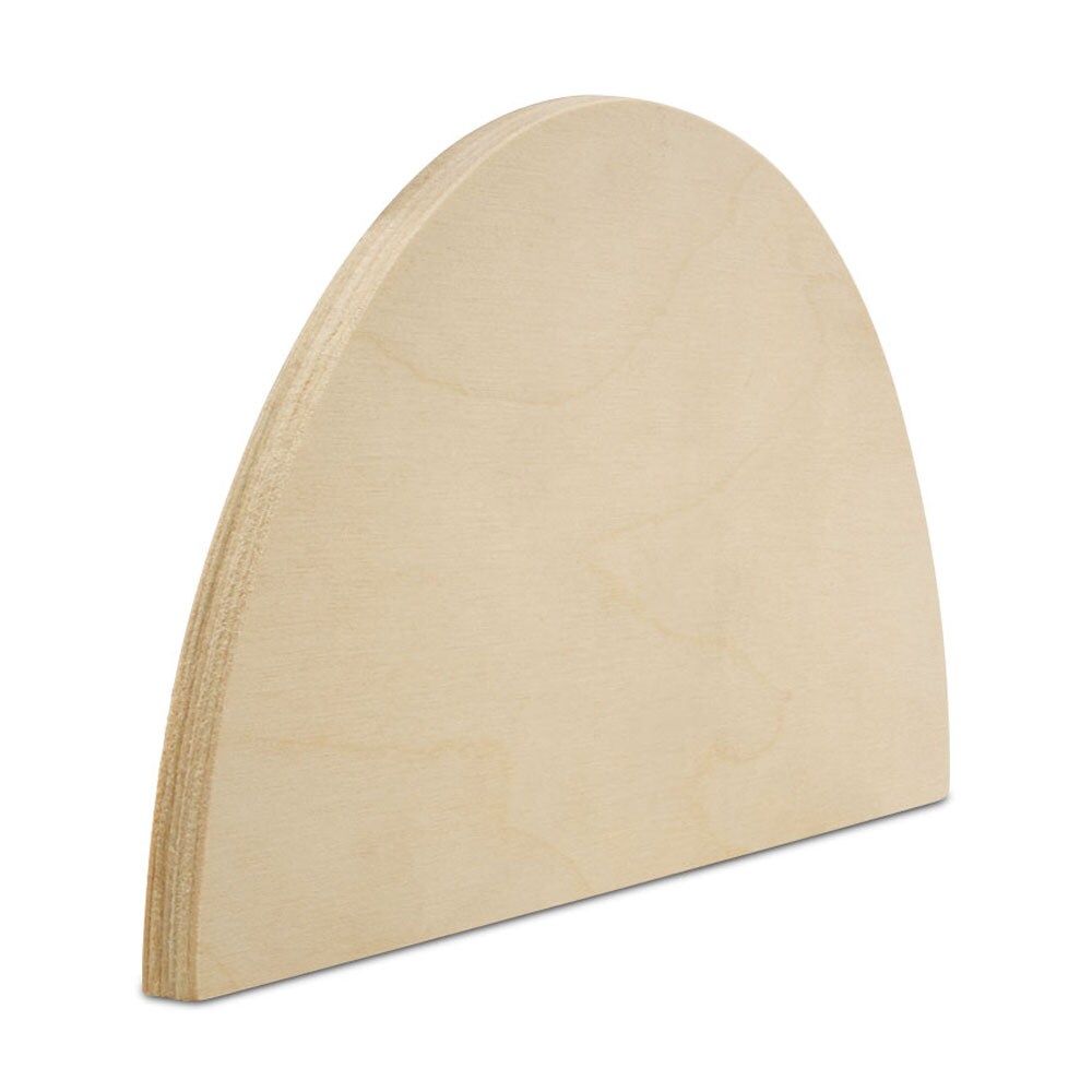 Half Circle Cutouts, Semicircle Wooden Cutouts for Crafts/Play | Woodpeckers