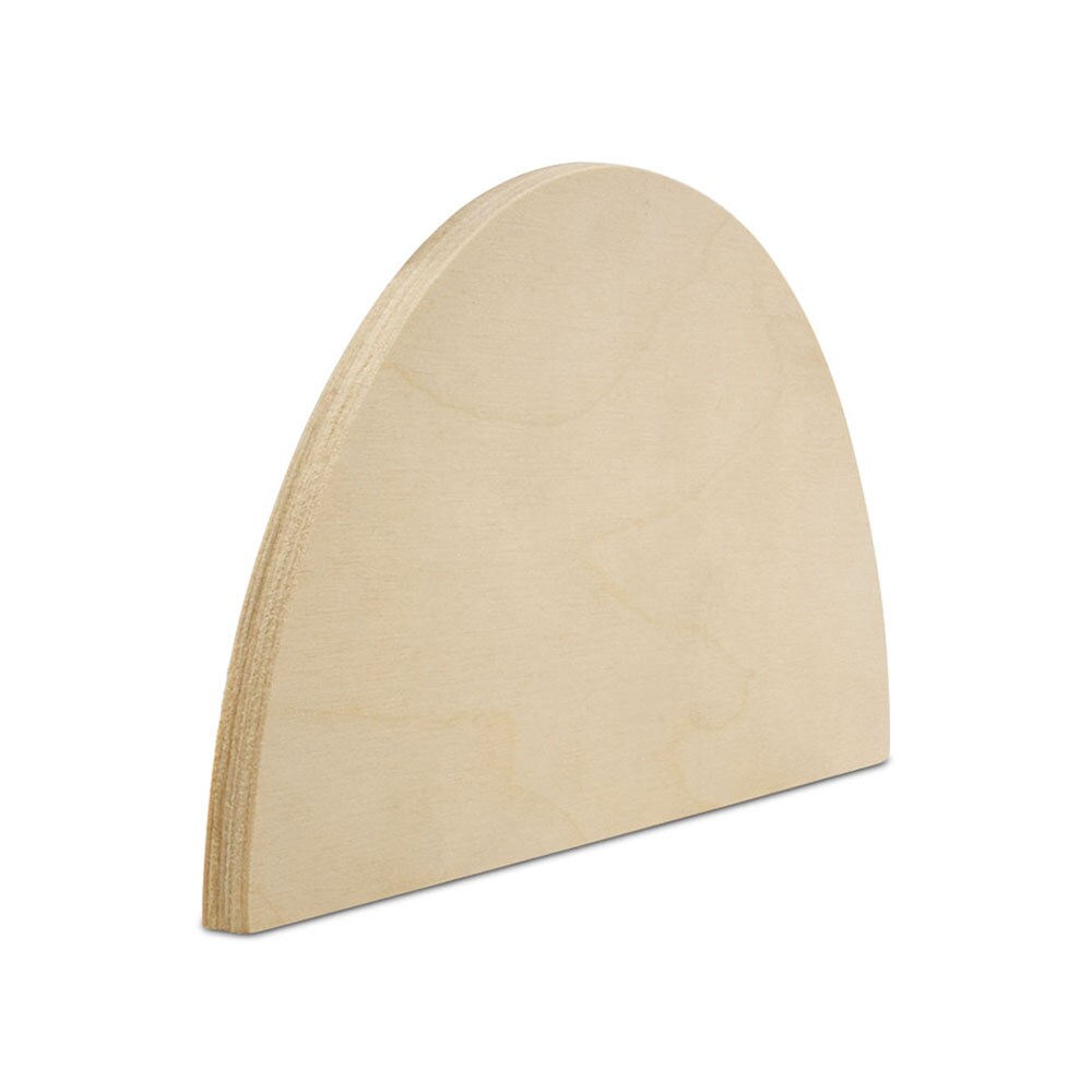 Half Circle Cutouts, Semicircle Wooden Cutouts for Crafts/Play | Woodpeckers