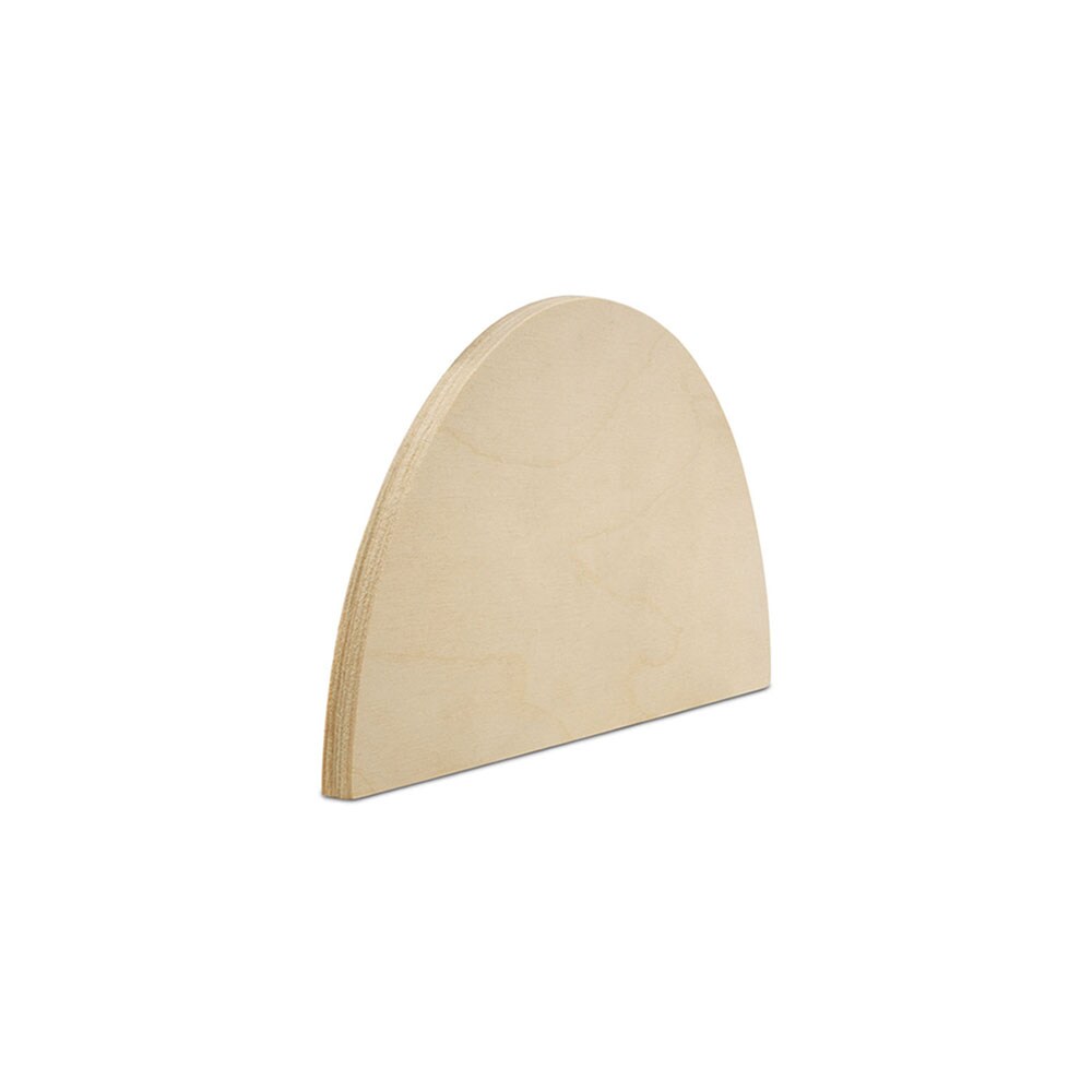 Half Circle Cutouts, Semicircle Wooden Cutouts for Crafts/Play | Woodpeckers