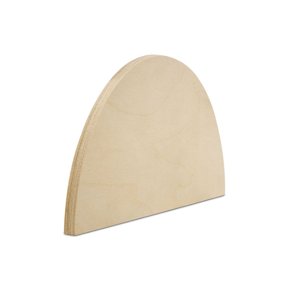 Half Circle Cutouts, Semicircle Wooden Cutouts for Crafts/Play | Woodpeckers