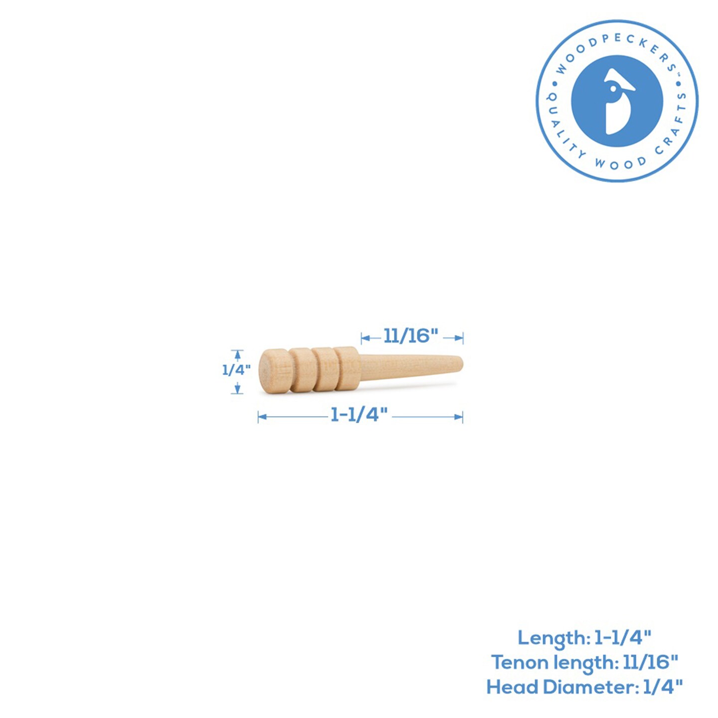 Wood Cribbage Pegs Assorted Colors for New Set or Replacement Pieces | Woodpeckers