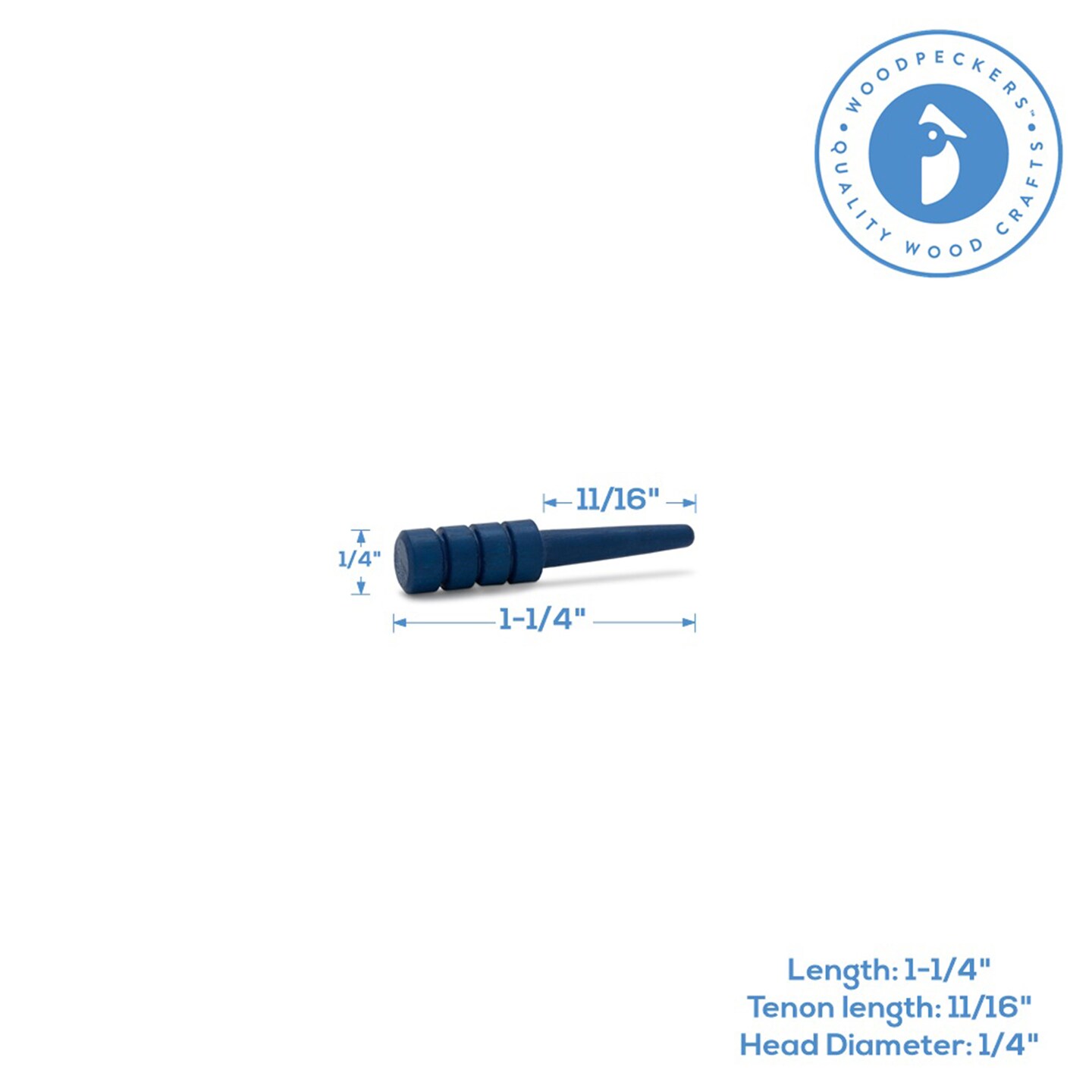 Wood Cribbage Pegs Assorted Colors for New Set or Replacement Pieces | Woodpeckers