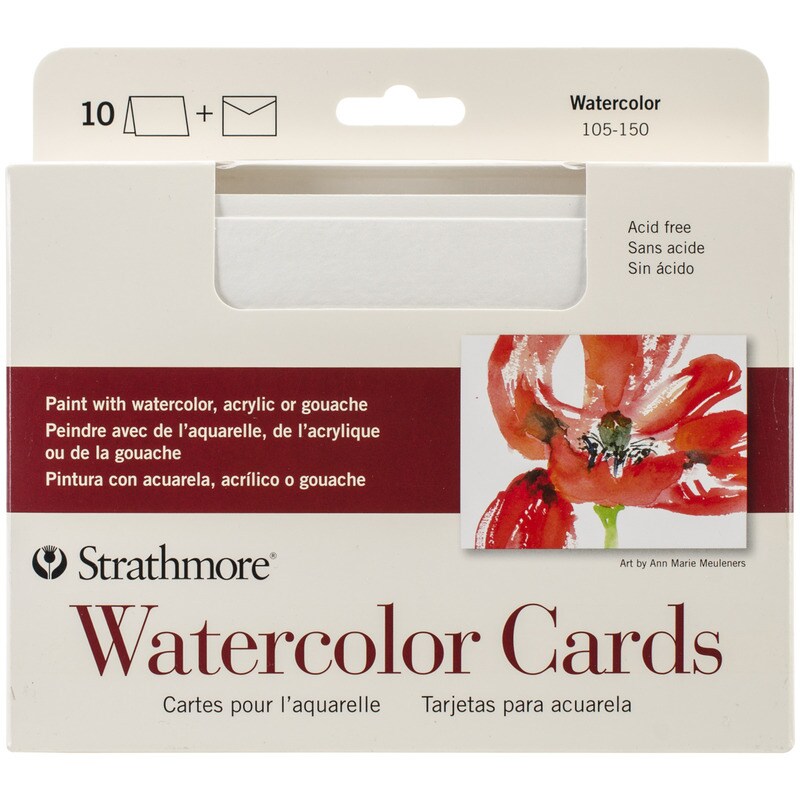 Strathmore Watercolor Cards & Envelopes 5"X7" 10/Pkg Michaels