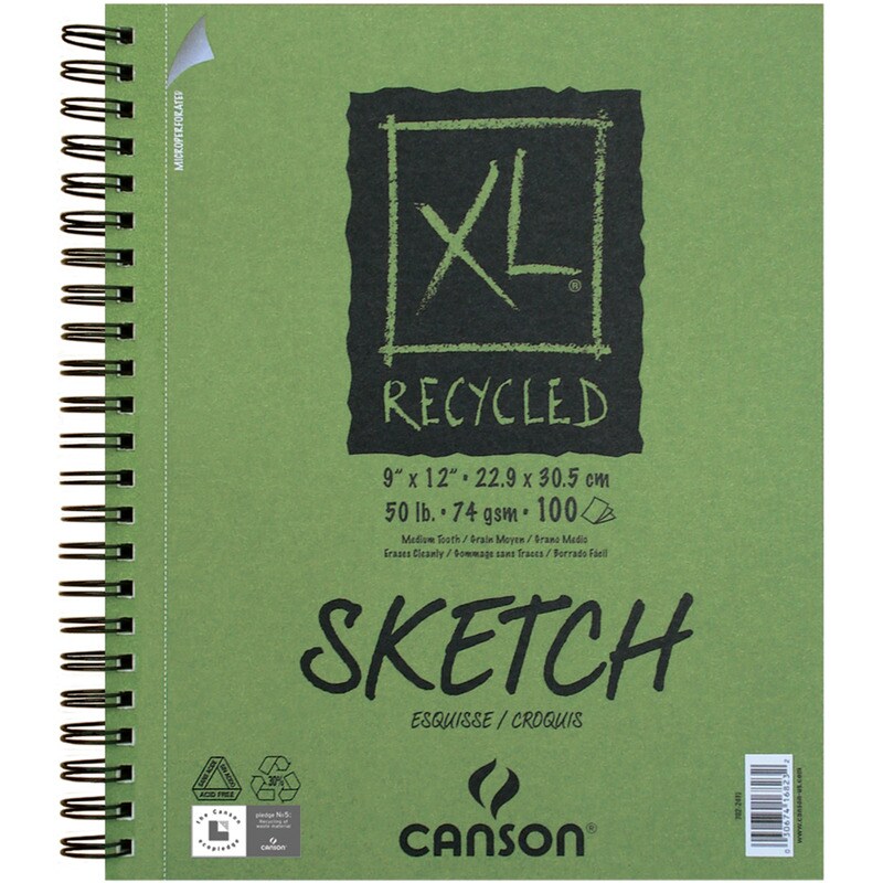 Canson sketch pad XL Mix Media 30 sheets A4 300g/m² spiral binding |  Manumi.eu