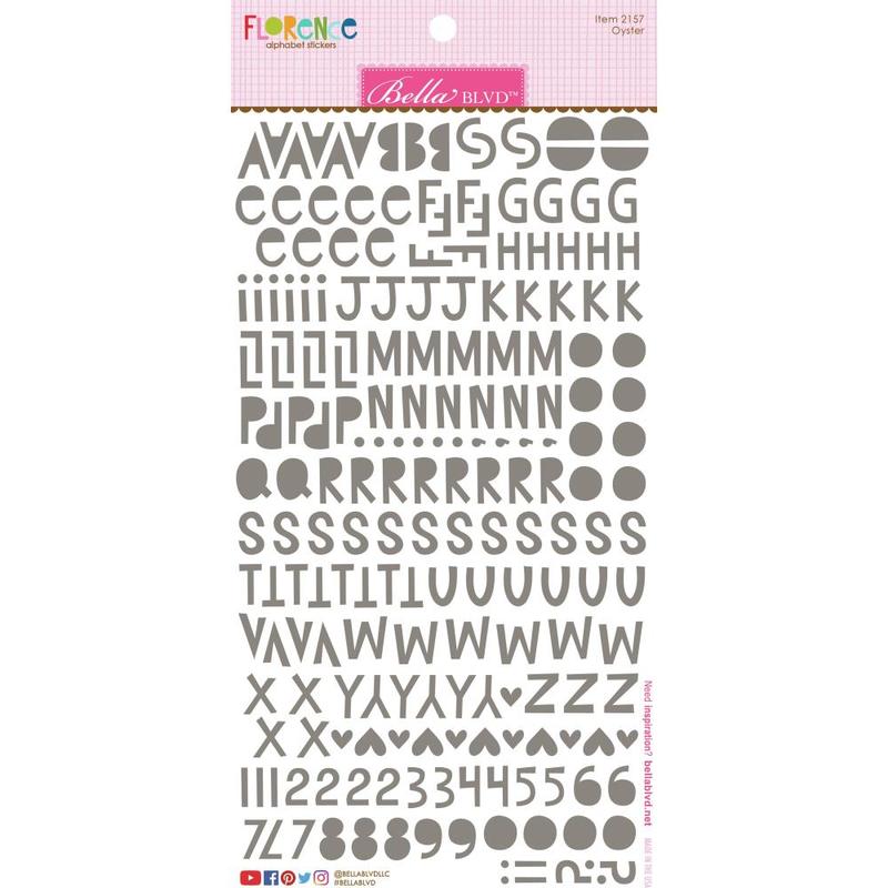 Oyster Florence Alphabet Stickers - Bella Besties - Bella Blvd