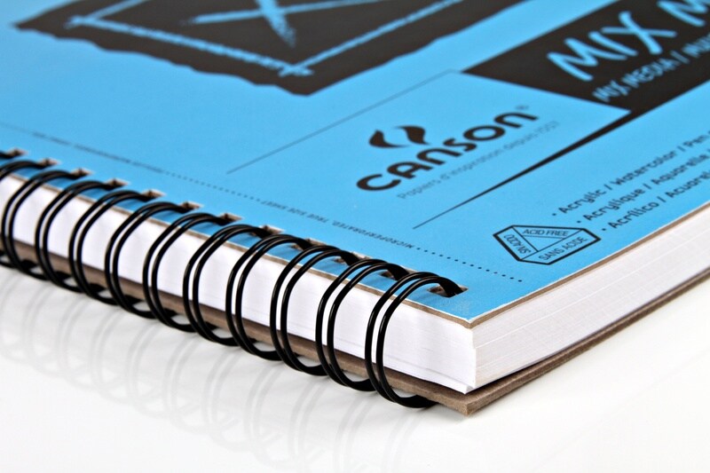 Canson XL Spiral Multi-Media Paper Pad - 60 Sheets