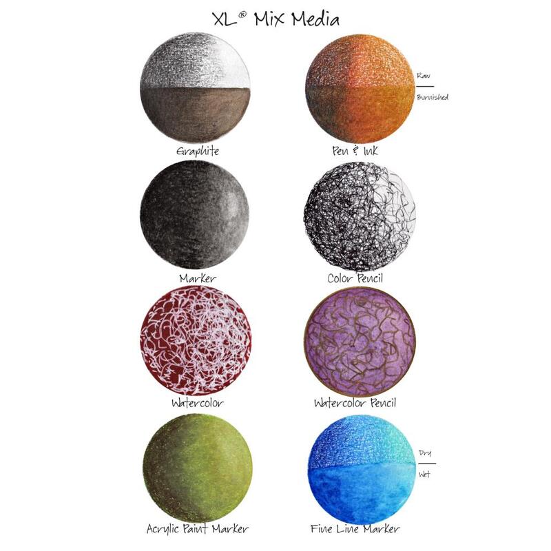 Canson XL Spiral Multi-Media Paper Pad - 60 Sheets