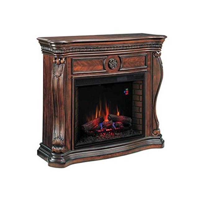 Cambridge CAM50212CHRLED 50 x 14.6 x 21 in. Fireplace Mantel with LED