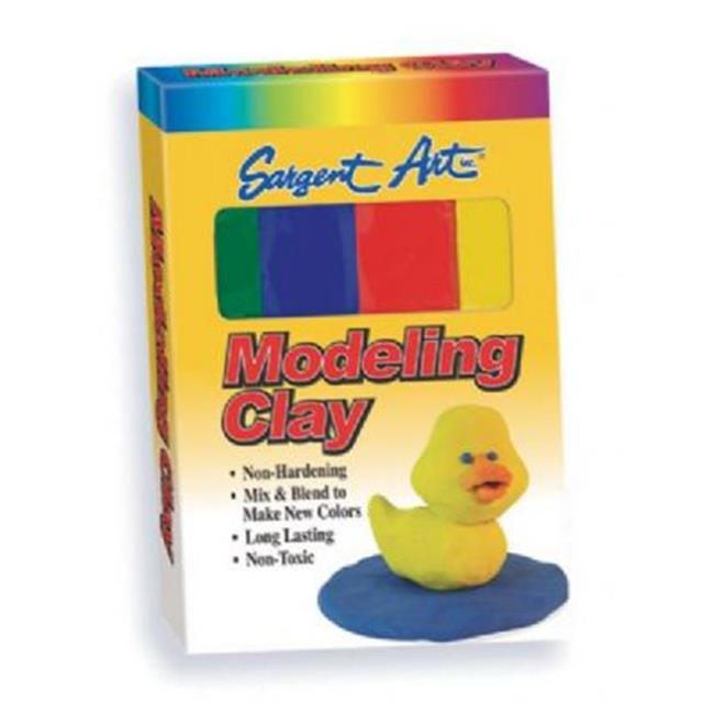 Sargent Art 224400 NonHardening Modeling Clay Primary 4Pack Clay