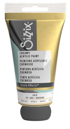 Rose Gold Effectz Creamy Metallic Acrylic Paint - Sizzix