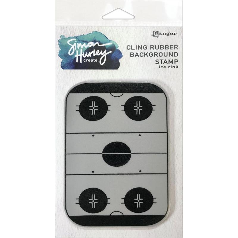 Ice Rink Cling Stamp - Simon Hurley Create