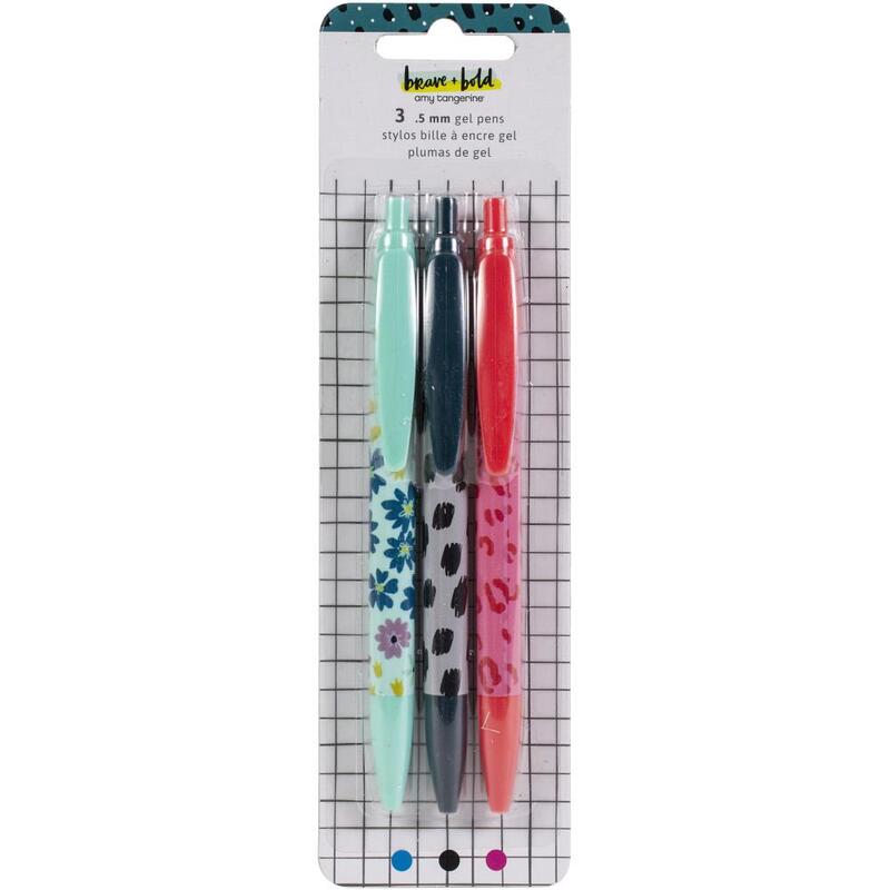 Brave + Bold Assorted Colors Gel Pen Set - Amy Tangerine | Michaels
