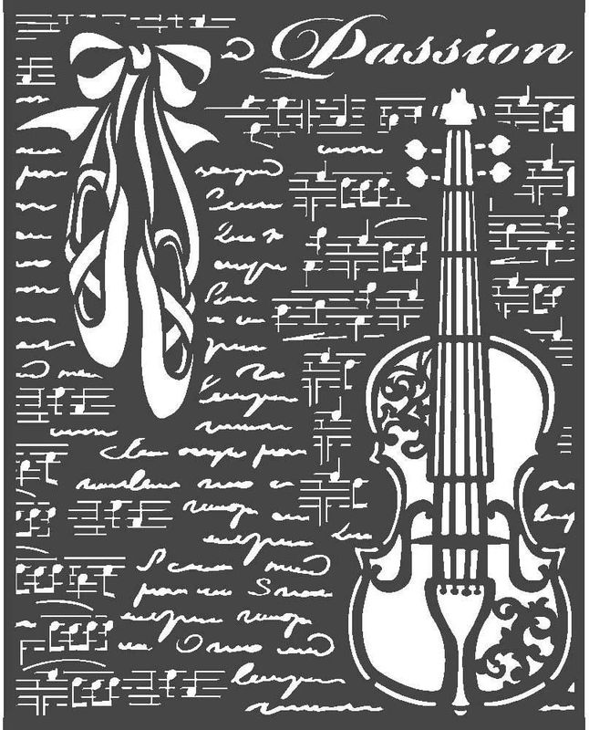 Violin Stencil Passion Stamperia Stencils Michaels