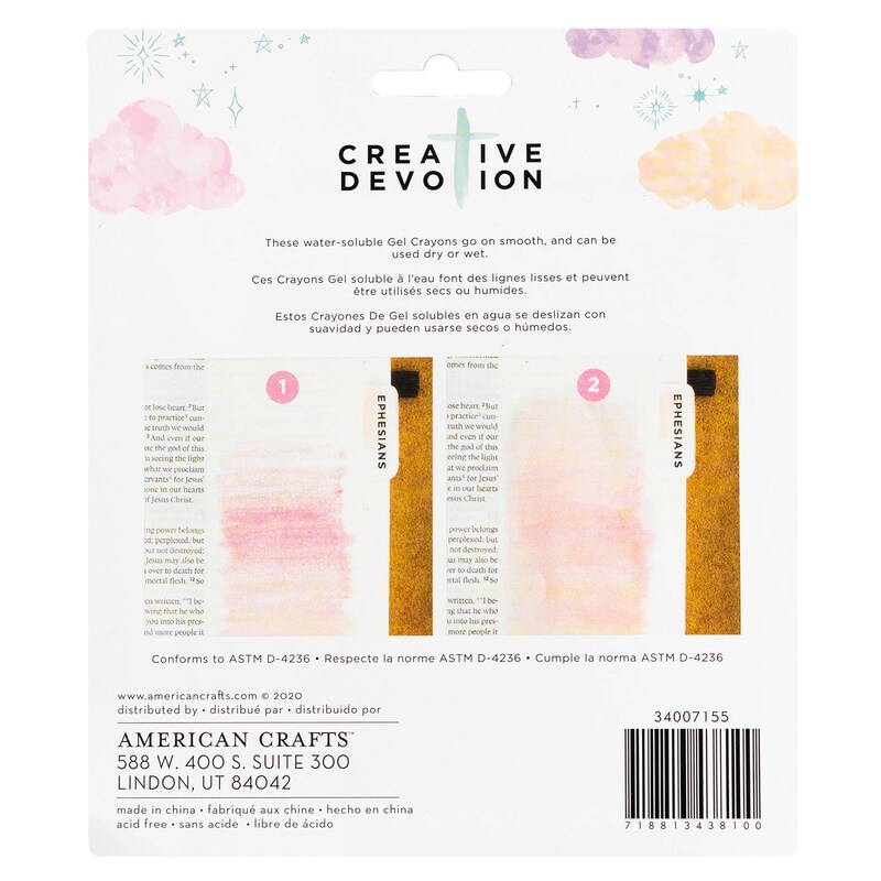 Gel Crayons - Draw Near - Creative Devotion - American Crafts