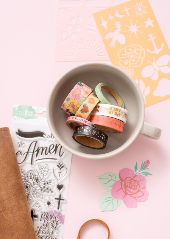 Matte Gold Foil Washi Tape - Draw Near - Creative Devotion - American Crafts