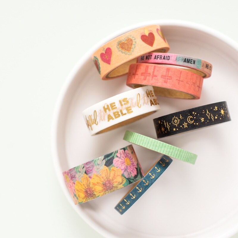 Matte Gold Foil Washi Tape - Draw Near - Creative Devotion - American Crafts