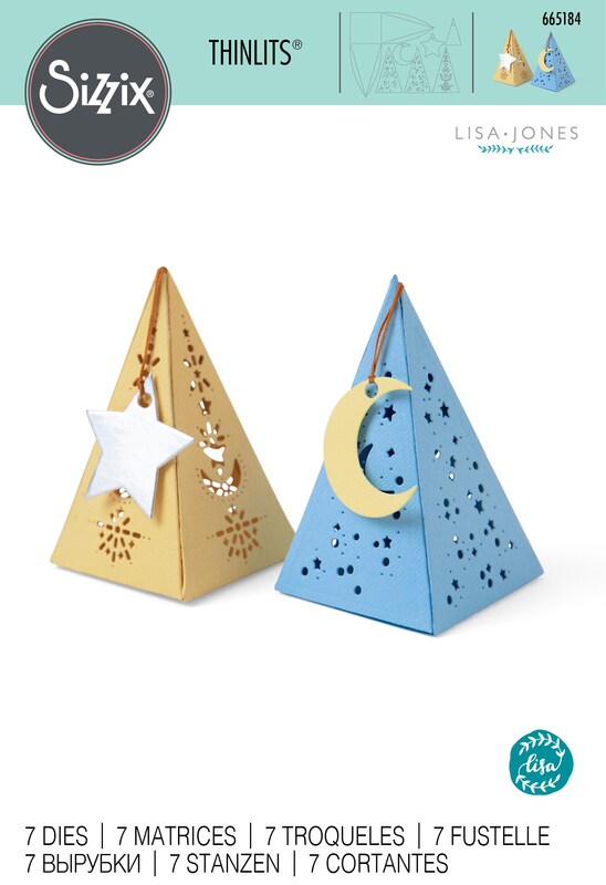 Celestial Favor Box Thinlits Dies - Sizzix