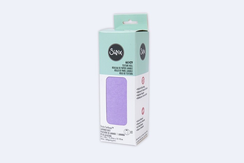 Lavender Dust Texture Roll - Sizzix