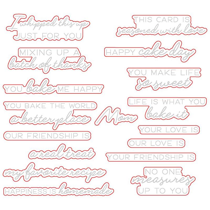 You Bake Me Happy - Honey Cuts - Honey Bee Stamps