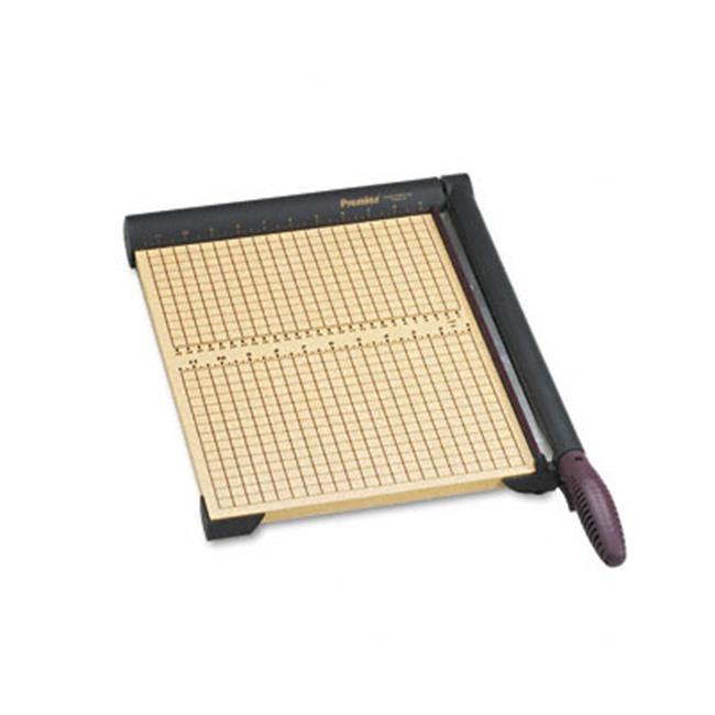 Premier Martin Yale T15 SharpCut 15Sheet Paper Trimmer Wood Base 17 1/