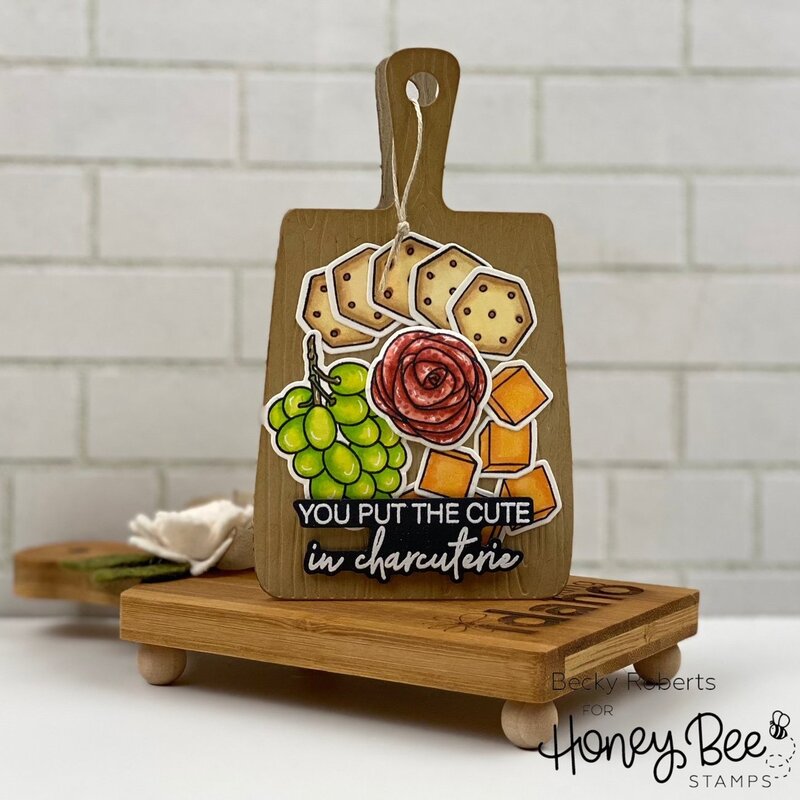 Life Is Gouda 6x6 Stamp Set - Honey Bee Stamps