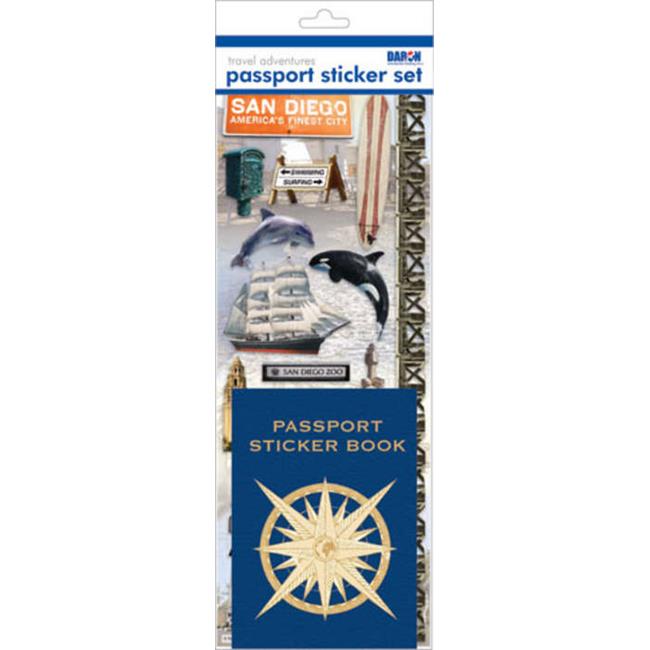 Passport Sticker Sets PP59174 Passport or Scrapbooking Sticker Set-San ...