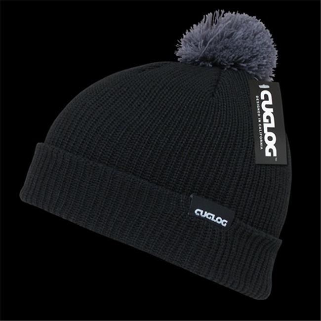 Decky K002BLK Everest Pom Pom Beanie, Black Hats Michaels