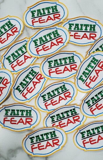 In the Hoop Hat Patch Faith over Fear Bundle