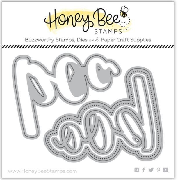 Boo Buzzword Honey Cuts - Honey Bee Stamps