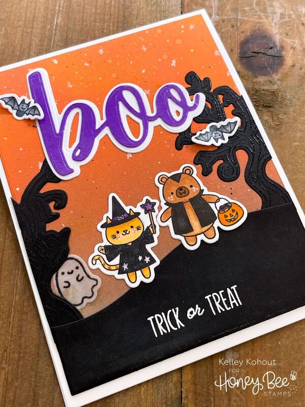 Boo Buzzword Honey Cuts - Honey Bee Stamps