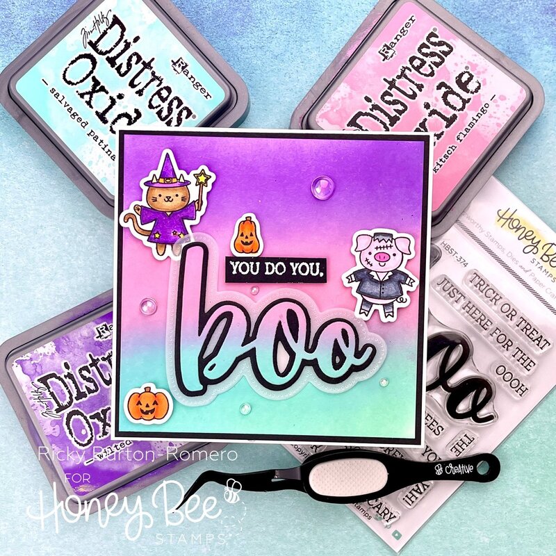 Boo Buzzword Honey Cuts - Honey Bee Stamps