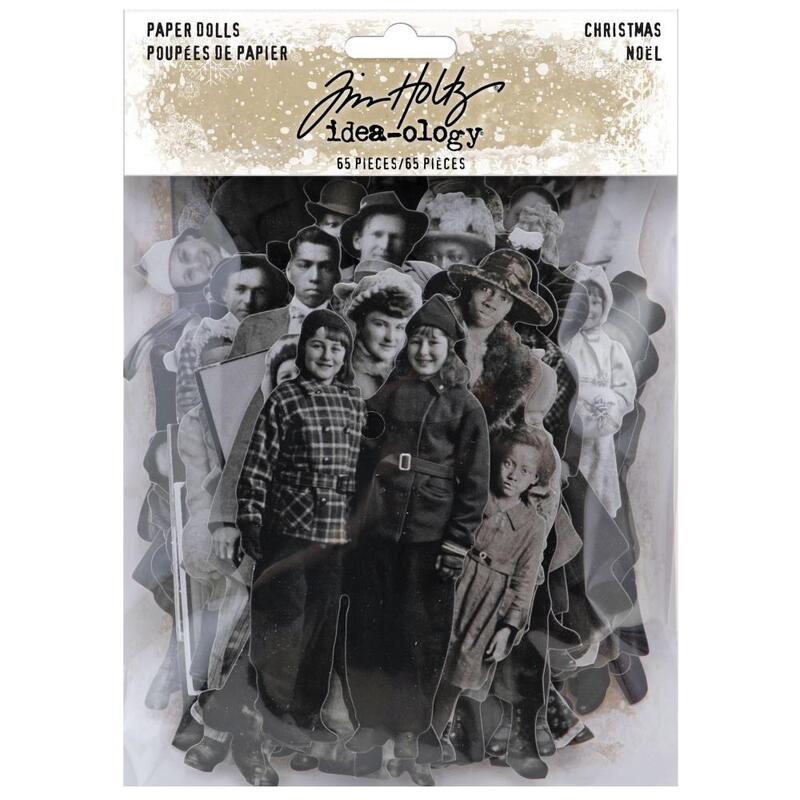 Christmas Paper Dolls Die-cuts - Tim Holtz Idea-ology
