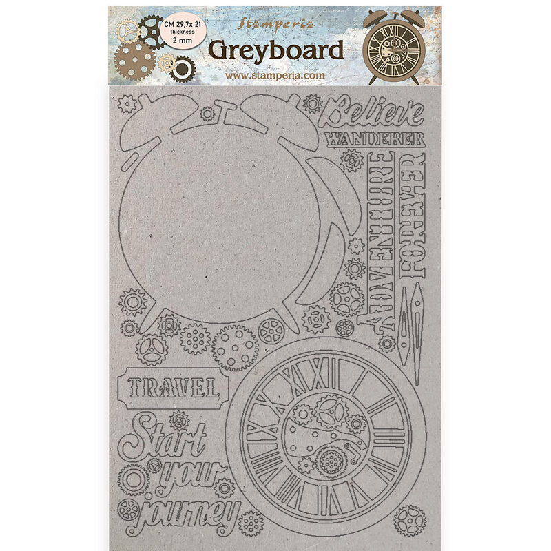 Alarm Clock Greyboard - Lady Vagabond Lifestyle - Stamperia