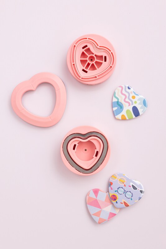 Heart Button Press Insert - We R Memory Keepers