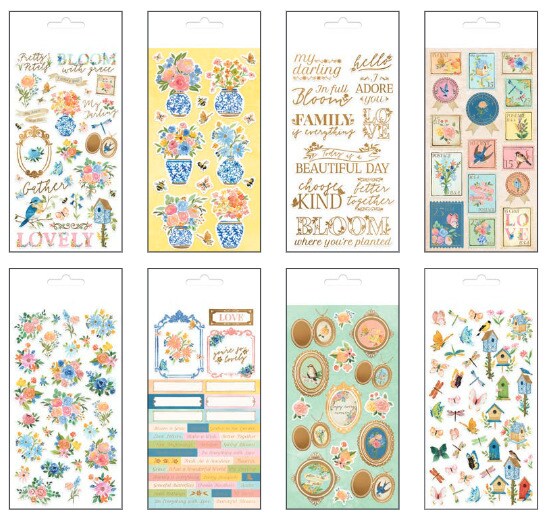 Antique Garden Sticker Book - K &#x26; Company