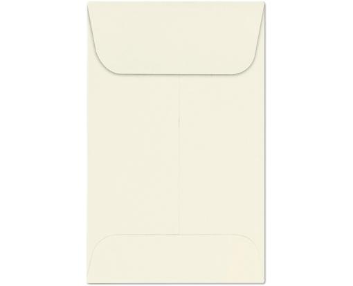 LUXPaper #1 Coin Envelopes in 80 lb. Pool, Envelopes for Coin Collections, Garden Seeds, Stamps, and More, w/ Moistenable Glue, 500 Pack, Envelope Size 2 1/4 x 3 1/2 (Natural)
