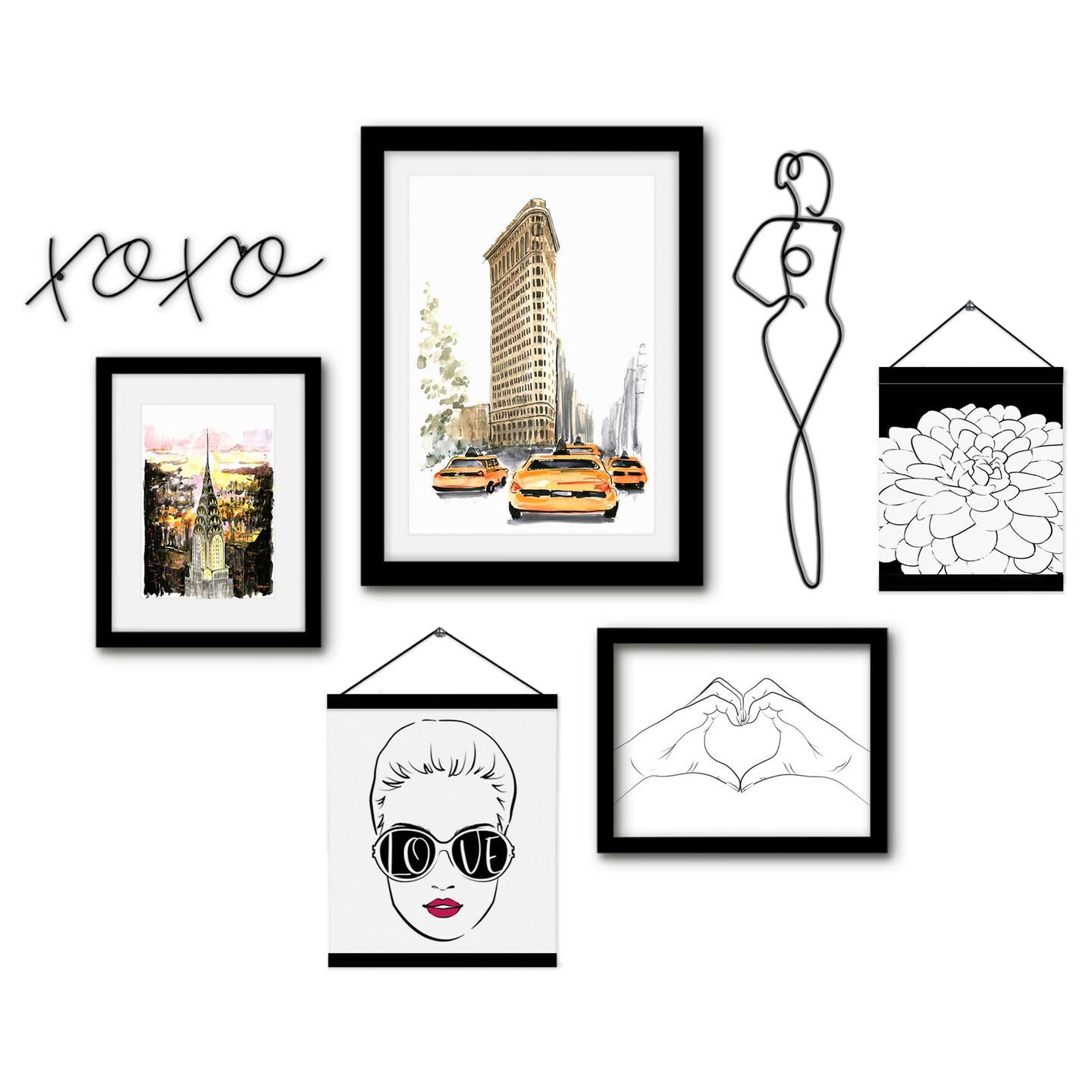 Framed Multimedia Gallery Wall Art Set Love and Flatirons Michaels