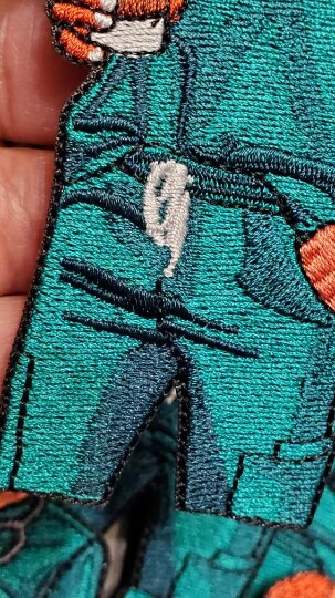 Nurses Care A&#x2019;Latte (Teal Scrubs), Embroidery, Iron-on Applique, Size 4&#x22; inches