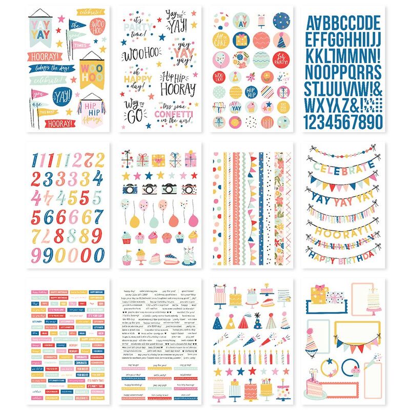 Celebrate! Sticker Book - Simple Stories