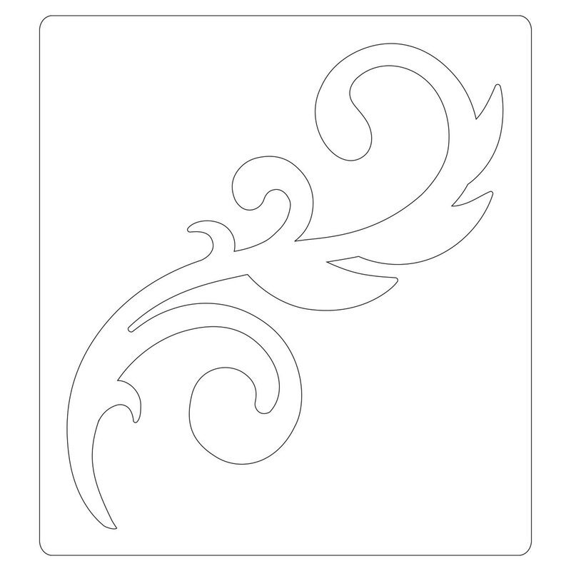 Botanical Flourish Sizzix Bigz Die - Sizzix