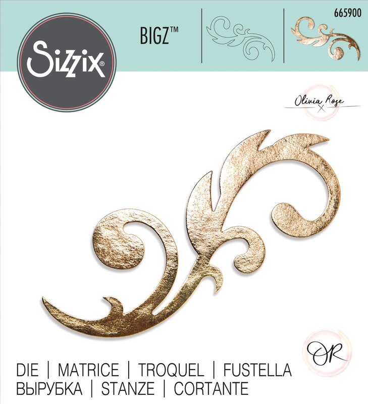 Botanical Flourish Sizzix Bigz Die - Sizzix