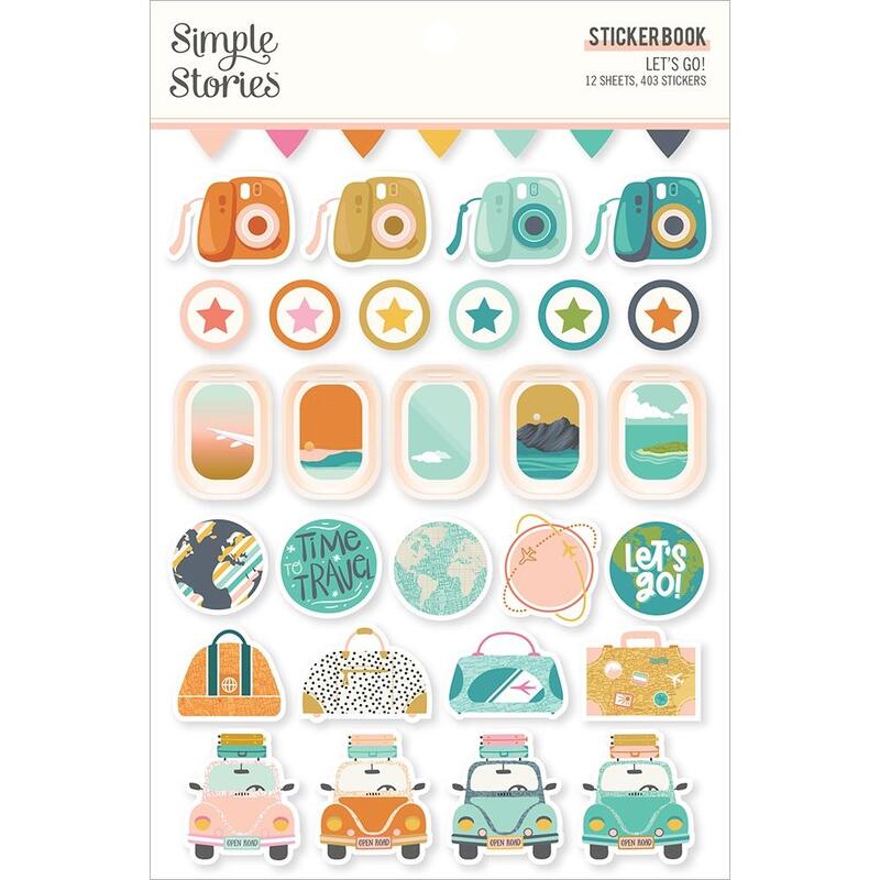 Let&#x27;s Go! Sticker Book - Simple Stories