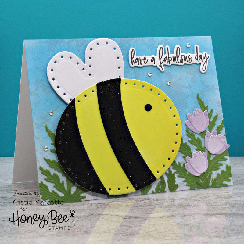 Honey Bee Stitching Die Honey Cuts Dies - Honey Bee Stamps